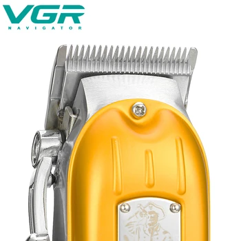 VGR plaukų žoliapjovės V-117 įkraunama plaukų clipper oilhead clipper plaukų drožyba stumti balta 10W galingas mažesne mašina