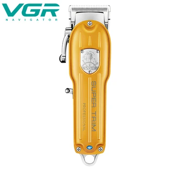 VGR plaukų žoliapjovės V-117 įkraunama plaukų clipper oilhead clipper plaukų drožyba stumti balta 10W galingas mažesne mašina