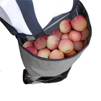 Eco-friendly patogumui maišelį Didelės Talpos Vaisių, Daržovių Derliaus Skynimo Maišelį Oksfordo Audinio Rinkti Prijuostė Saugojimo Krepšiai