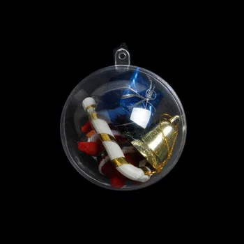70pcs 7cm skaidraus Plastiko Vonios Bomba Formų Crafting Pelėsių Pildomus Kamuolys Ornamentu Kalėdų Kamuolys Kūrybinių Produktų