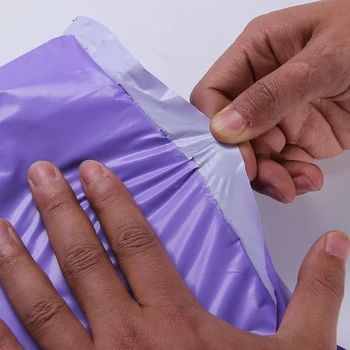 50Pcs Violetinė Kurjerių Krepšiai Pašto Pakuotės Poli Pakuotės Plastikinės Lipnios Pašto Maišelį Paketas, Laivybos, Birių Prekių 38*52cm