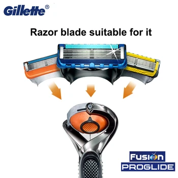 Tiesiai Saugos Skustuvas Gillette Fusion 5 Proglide Skustuvas Veido Vyrų Skutimosi Mašina Skustis Kasetės Su Replacebale Peiliukai