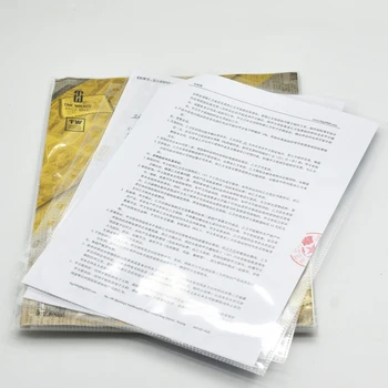 A4 dydžio popieriaus laikiklius katalogą stalo žaidimo kortelės puslapius, 1 kišenėje dokumento failo rankovėmis