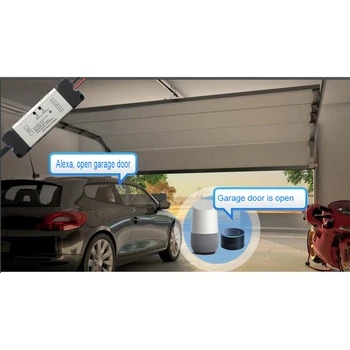 WiFi+RF Smart Garažo Durų eWelink APP Nuotolinio Valdymo Atidaryti Uždaryti Suderinama Su Alexa Echo 