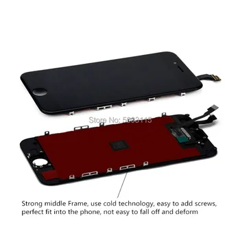 5vnt Gamyklos pardavimo AAA+++ LCD Ekranas iPhone 6sPlus 8 Plius 7 Plius LCD Ekranas Asamblėjos + 3D Touch Taisymas Mobiliųjų Telefonų Taisymas