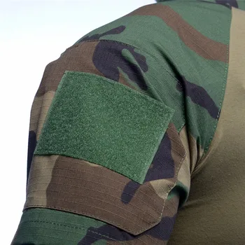 Camo Kovoti Marškinėliai Vyrams trumpomis Rankovėmis Tactical Marškiniai, Karinės Armijos Airsoft Medžioklės T-Shirts
