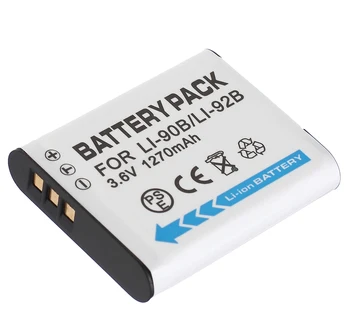 Baterijos (2-Pack) + Kroviklis Olympus Stylus SH1, SH2, SH3, SH50 leidinio, SH60, SP100, SP100EE, XZ-2, XZ2 leidinio Skaitmeninis Fotoaparatas