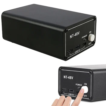 48V Phantom Power Už BM 800 Kondensatoriaus Mikrofonas Įrašymo Studijoje Karaoke Tiekimo Įranga, USB 5V Mikrofonas Maitinimas