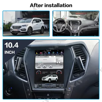 Tesla Vertikalus Ekranas Hyundai IX35 2018-2019 Auto Garso Galvos Vienetas 4G+128G Android 9.0 Palaiko OBD2 PSSS IPS GPS Navigacijos