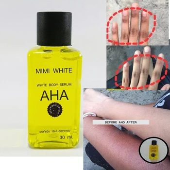 AHA + Vitaminas C Tamsios odos mini balinimo balinimo balinimo mix kremas losjonas nemokamas pristatymas