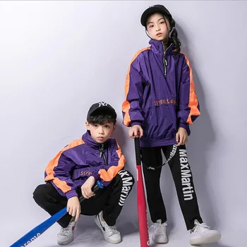 Vaikai Laisvi Džiazo Šokio Kostiumai Vaikų Mergaičių hip-hop Šokių drabužiai Berniukams Šiuolaikinio Šokio Scenoje dėvėti konkurencijos dėvėti Drabužiai
