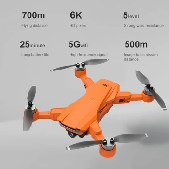 SHRC iCAMERA3 Drone GPS 6K HD dvigubo objektyvo 5G WIFI FPV profesinės oro fotografija, sulankstomas RC quadcopter vaikų žaislas
