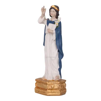 Our Lady of Lourds Statula Pav Saint Švč Mergelės Marijos Skulptūra, Pratybos Statula Statulėlės