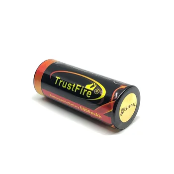 TrustFire 26650 Saugomų 5000mAh), 3,7 V Ličio Spalvinga Baterijos Įkraunamos Baterijos su PCB Už Fotoblykstės Fakelas