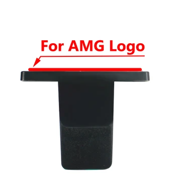 1-20 vnt Už AMG Emblema Priekinės Grotelės Logotipo Lipdukas Raudonomis Raidėmis Mercedes Benz GT E S C G Klasės GLA GLB GLC GLS Priedai