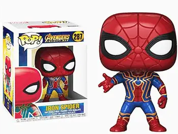 FUNKO POP Marvel Keršytojas 3 Begalybės Karo Geležies Voras Spider-Man 287# PVC Veiksmų Skaičius, Surinkimo Modelį, Žaislai, Dovanos su dėžute