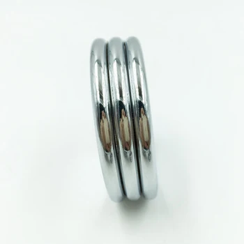 Didelis 3 žiedai, perdangos METALO Penio Žiedas Sekso žaislais vyrams, Nedelsiant įdomus vyrų spermos gaidys žiedas, Pratęsti, Realistiškas Sekso produktas