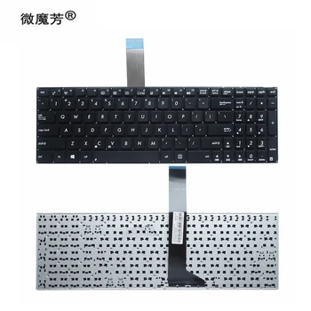 Naujos anglų kalbos klaviatūros ASUS X550 X550C X550CA X550CC X550CL X550D X550DP nešiojamojo kompiuterio klaviatūra US išdėstymas Juoda be rėmo