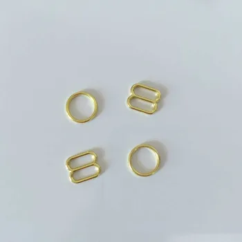 1000 vnt Aukštos kokybės reguliuojamas žiedai liemenėlė auksą, padengtą nemokamas pristatymas