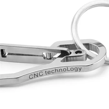 Lauko Titano Laipiojimo Keychain EDC Greito Atleidimo Kabliai Su Titano Žiedas raktams Spalvinga Patvarus Pelninga Keychain