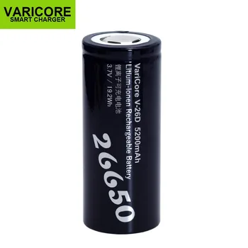 1-6PCS VariCore 26650 Li-ion Baterija 3.7 V 5200mA V-26D Išleidiklis 20A Maitinimo baterijos, žibintuvėlis, E-įrankiai baterija