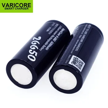 1-6PCS VariCore 26650 Li-ion Baterija 3.7 V 5200mA V-26D Išleidiklis 20A Maitinimo baterijos, žibintuvėlis, E-įrankiai baterija