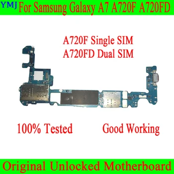 Originalus, Atrakinta Samsung Galaxy A7 A720FD Plokštę Su 