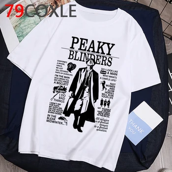 Unisex Peaky Laukai Anime Marškinėliai Vyrams Streetwear Hip-Hop T-shirt Juokingas Animacinių filmų Vyrų Vasaros Grafinis Marškinėlius Cool Top Tees Vyras