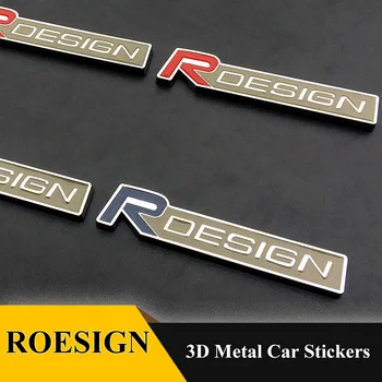 Automobilių 3D metalo RDESIGN T5 T6 Emblemų Ženklelis grotelės AWD lipdukai automobilio stilius 