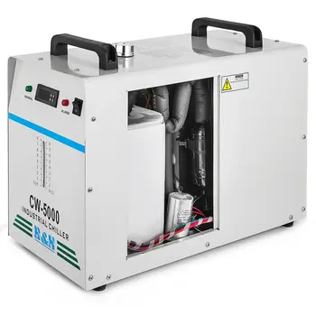 Indrustry CW5000 vandens šaldymo, aušinimo 100W arba 150W CO2 lazerio vamzdelio ir lazerio aparatas
