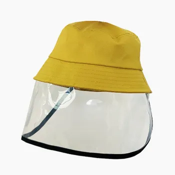 Vaikų anti-spray skrybėlę pavasario plonas skirsnio anti-seilių žvejys skrybėlę medvilnės baby skrybėlę vaikų apsaugos baseino skrybėlę banga