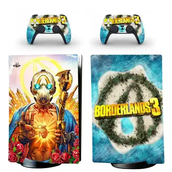 Borderlands PS5 Digital Edition Odos Lipdukas, Decal Padengti 5 PlayStation Konsolės ir 2 Kontroleriai PS5 Odos, Vinilo Įklijos