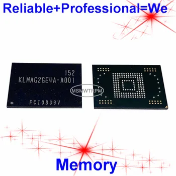 KLMAG2GE4A-A001 BGA169Ball EMMSP 16GB Mobilephone Atminties Naujos originalios ir naudotų ed Lituojamas Kamuolius, Išbandyta, GERAI