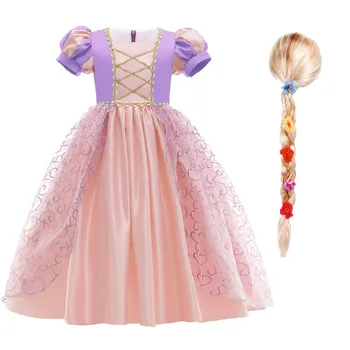 Merginos Rapunzel Suknelė Vaikų Susivėlęs Princesė Kostiumas Helovinas Vaikams Gimtadienio Kamuolys Suknelė Drabužius Paauglių Mergaičių Išgalvotas Frocks