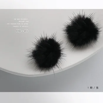 B004 - Nuimamas Magnetas Kamuolys Purus Nagų Pakabukai 3D 6Color Reljefiniai Pom bižuterijos Manikiūro Nagai 