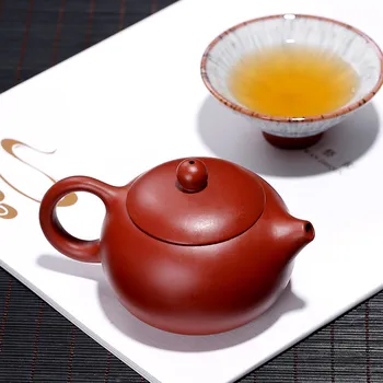 150ML yixing arbatinukas zisha arbatos puodą kinijos kung fu xishi virdulys rankų darbo kostiumas, Kaklaraištis, Guanyin juodoji arbata