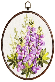 37x30cm Elegantiškas serijos gėlės Juostelės siuvinėjimo rinkinys dėmių tapybos rinkinys amatų rinkinys 