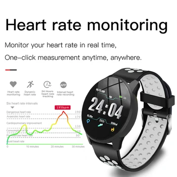 2019 Naujų Sveikatos Smart Žiūrėti Vyrams, moterims, Širdies ritmas, Kraujo Spaudimo Monitorius Informacija Priminimas Sporto Smart Žiūrėti Fitness Tracker