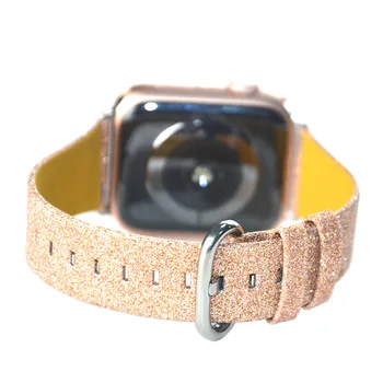 Odinis Dirželis, Apple Watch Band Serijos 6 SE 5 4 3 2 Kalėdų Blizga Blizgučiai Apyrankė iWatch 40mm 44mm 38/42mm Bling Diržas