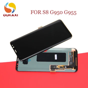 Patikrintas SAMSUNG Galaxy S8 G950 G950F Ekranas S8 Plius G955 G955F Jutiklinis Ekranas skaitmeninis keitiklis
