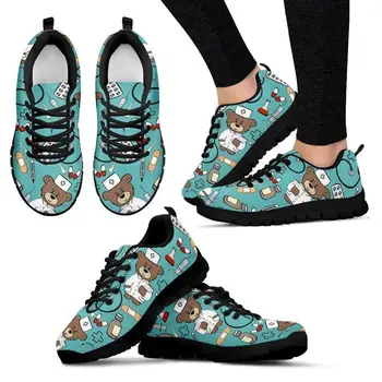 FORUDESIGNS Moterys Butai Afrikos Etninės Spausdinti Ponios Priežastinis Lace-up Sneakers Kvėpuojantis Akių Derliaus Vaikščiojimo Batai Zapatos Mujer