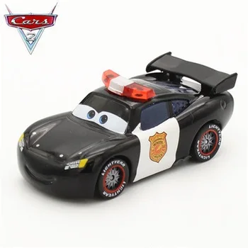 Disney Pixar Cars 2 3 Žaibas McQueen Šerifas Metalo Diecast Žaislas Automobilio modelį vaikams 1:55 Prarasti visiškai Naujas Sandėlyje