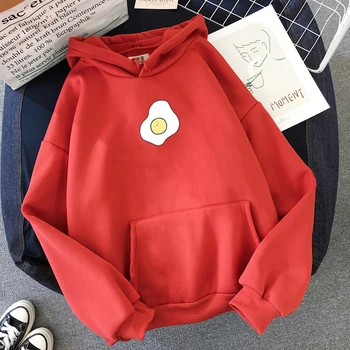 Mielas omletas grafikos spausdinimo mielas kūrybos super Dalian hoodie šilta palaidinukė streetwear hoodie ponios Harajuku minkštas mielas