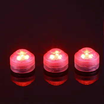 Kitosun atsparus Vandeniui Dizainas Baterija Elektrinis Mini LED Lemputė su Nuotolinio valdymo pultelis, Vestuvių Stalo Vaza Apšvietimas