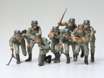 1/35 vokiečių Pėstininkų Commando 8-asmuo Kostiumas Tamiya Asamblėjos Modelis Antrojo Pasaulinio Karo Surinkimo Plastikiniai Pastato Tapybos Žaislas