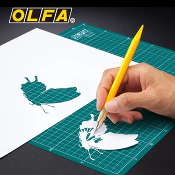 OLFA Dizaineris professionnel Meno pen Peilis su 30 Peiliukai (AK-5) Popieriaus pjovimo fiksuotu