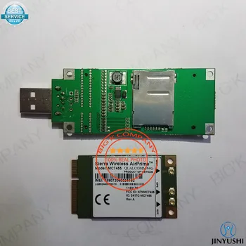 JINYUSHI Siera Belaidžio MC7455+Pcie į USB Adapteris FDD/FDD LTE 4G CAT6 DC-HSPA+ GNSS USB 3.0 MBIM sąsaja