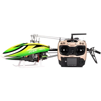 JCZK 6CH Smart 450L RC Sraigtasparnis RTF Sraigtasparnis GPS Blushless Orlaivių AT9S 6CH Vieno Sraigto Aileronless Drone Modelis Žaislas