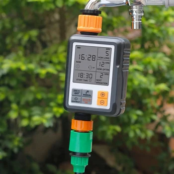 Automatinis LCD Ekranas Laistymo Laikmatis Elektroninių Vandens Drėkinimo Priemonės Sode Vandens Laikmatis Sodo Laistymui Valdytojas
