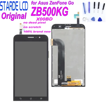 STARDE LCD Asus Zenfone Eiti ZB500KG X00BD LCD Ekranas Jutiklinis Ekranas skaitmeninis keitiklis Asamblėjos Replacemenet su nemokamais Įrankiais